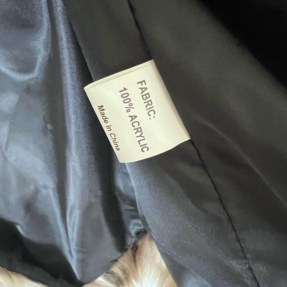 XICHILU Multicolor Faux Fur Jacket Size L - Picture 4 of 4